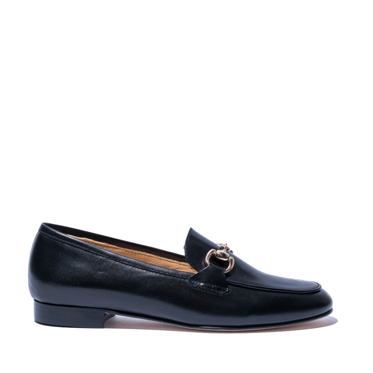 Mocassino Luca Grossi Morsetto Oro Pelle Monte Nero - Luca Grossi - Calzature Savorè