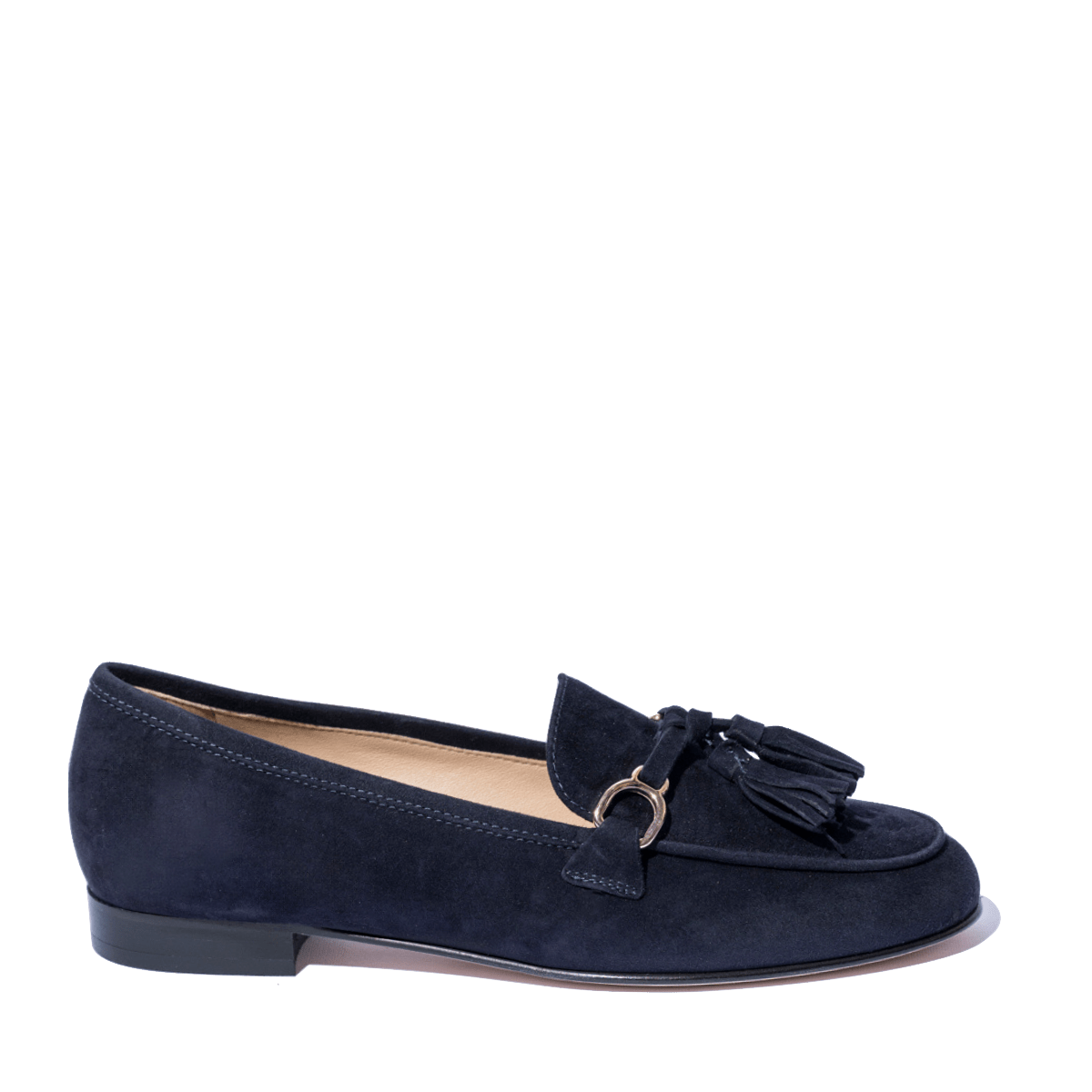 Mocassino Luca Grossi Nappine Camoscio Blu - Luca Grossi - Calzature Savorè