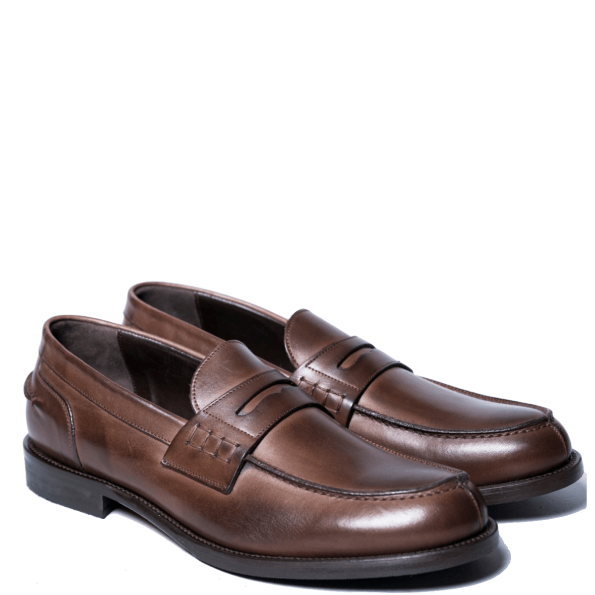 Mocassino Nicol Sadler Brando Pelle Marrone Mezza Gomma - Nicol Sadler - Calzature Savorè
