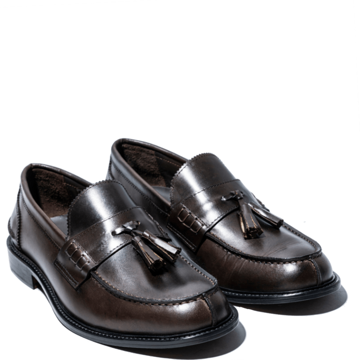 Mocassino Saxone Fodera Pelle Nappine Pelle Testa Di Moro - Saxone - Calzature Savorè