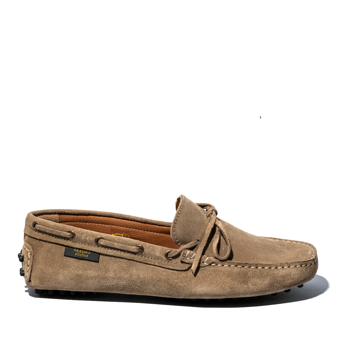 Mocassino Saxone Gommini Camoscio Antilope - Saxone - Calzature Savorè