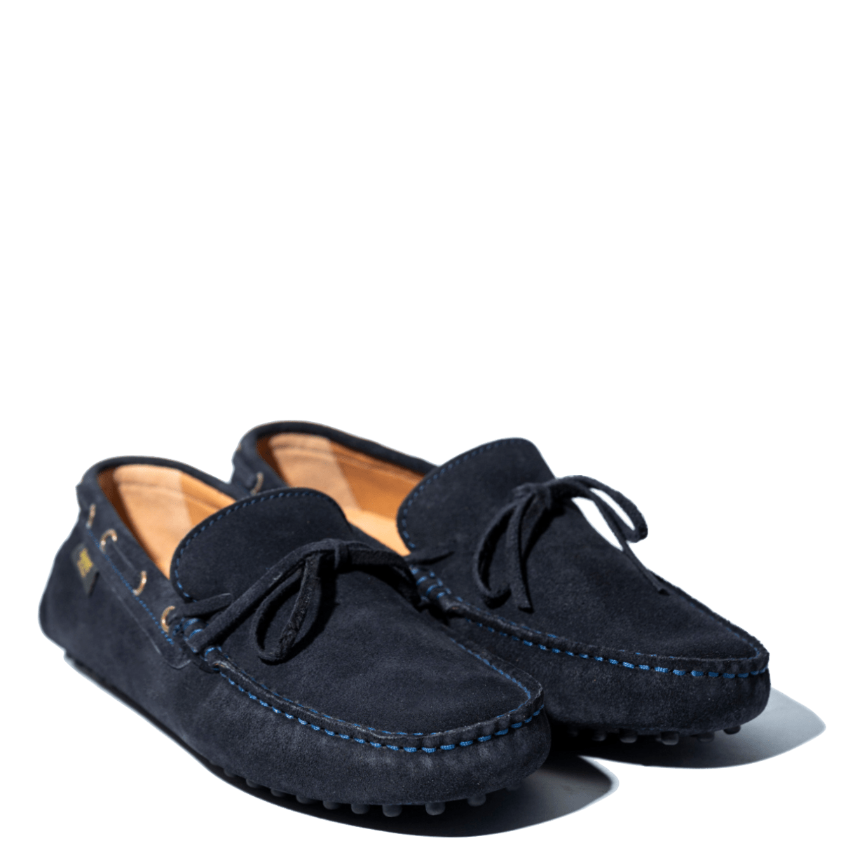 Mocassino Saxone Gommini Camoscio Marino - Saxone - Calzature Savorè