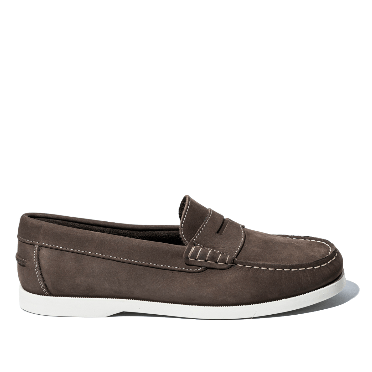 Mocassino Saxone Vela Nabuck Castanho - Saxone - Calzature Savorè