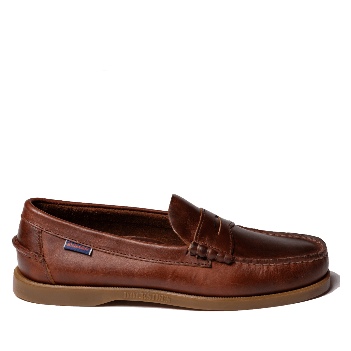 Mocassino Sebago Dolphin Waxed Brown - Gum - Sebago - Calzature Savorè
