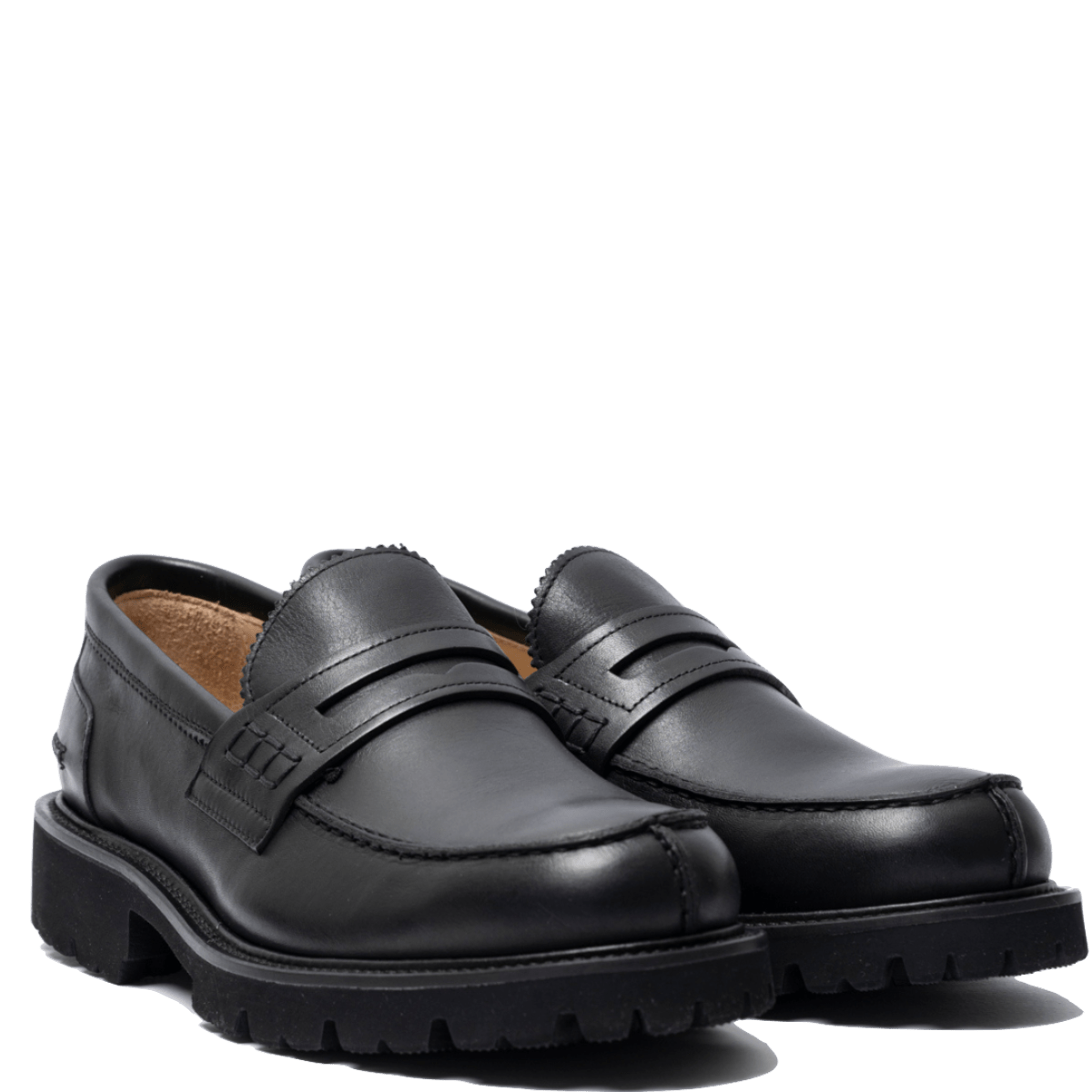 Mocassino Triver Flight Vitello Nero - Calzature Savorè - Calzature Savorè