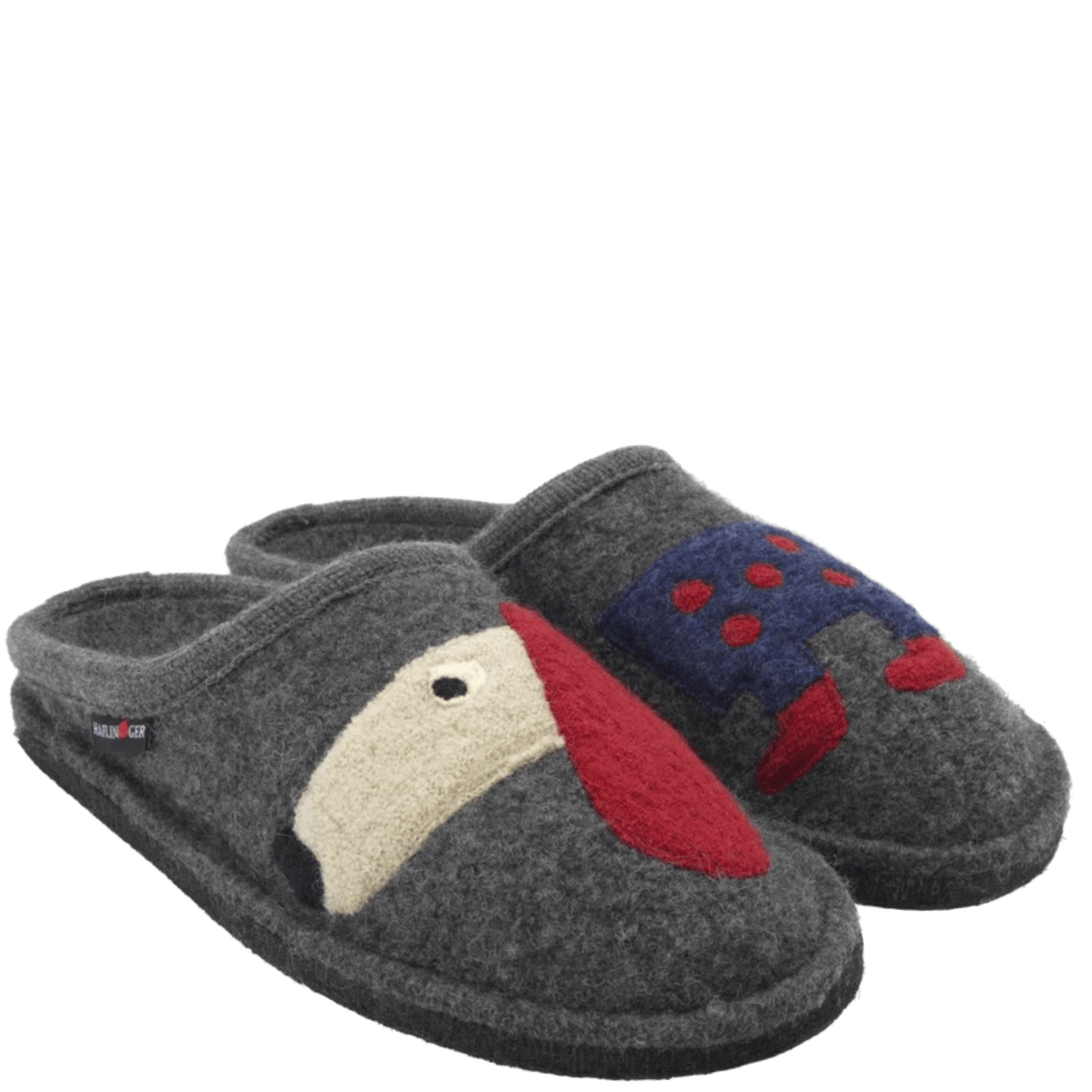 Pantofola Haflinger Theo Antracite - Haflinger - Calzature Savorè