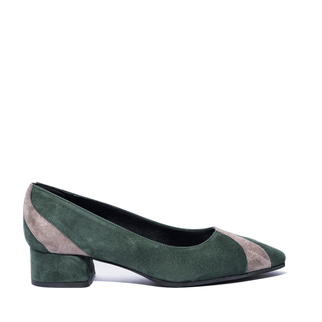 Pantofolina Vitulli & Co. Camoscio Verde / Tortora - Vitulli & Co. - Calzature Savorè