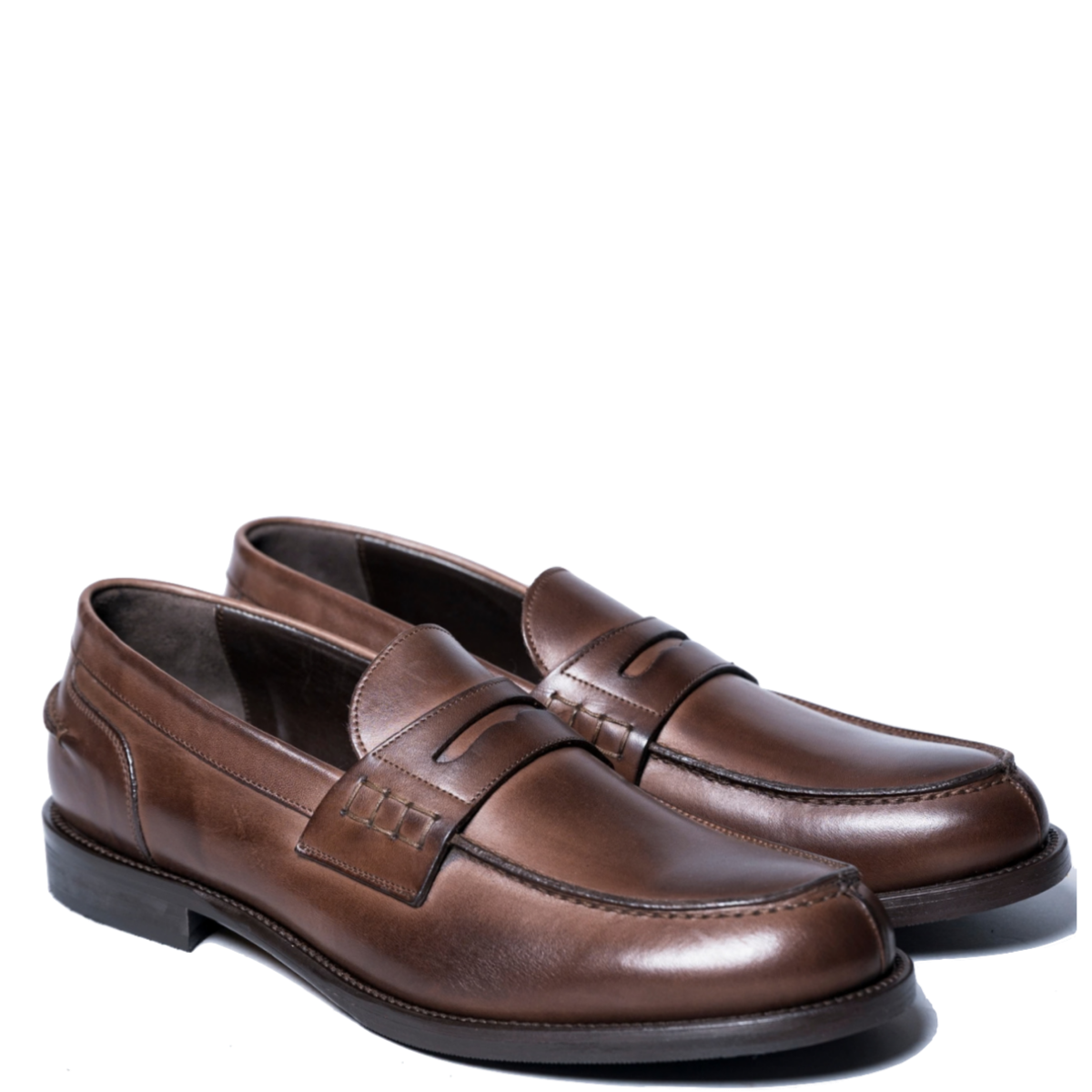 Mocassino Brando Nicol Sadler Vitello Marrone Mezza Gomma - Nicol Sadler - Calzature Savorè