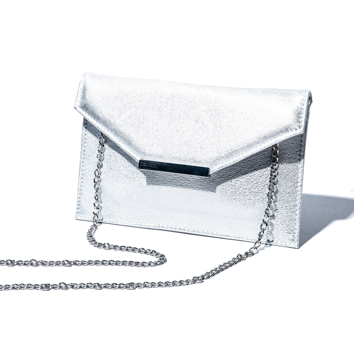 Pochette Melluso Pelle Argento - Melluso - Calzature Savorè