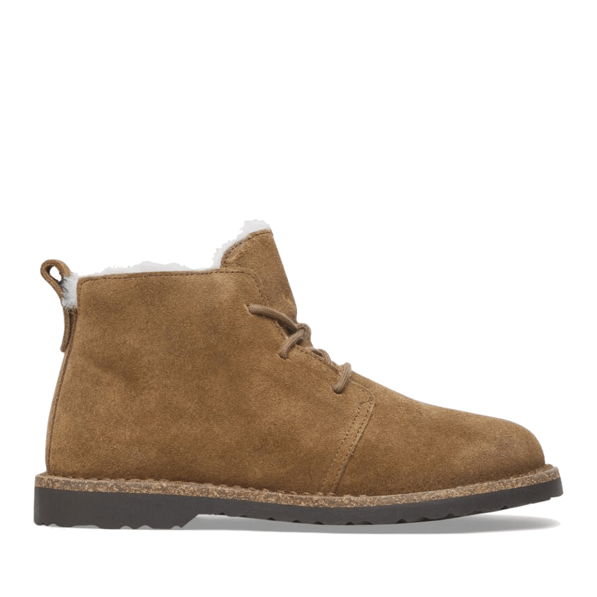 Polacchino Birkenstock Uppsala Mid Shearling Camoscio Dark Tea - Birkenstock - Calzature Savorè