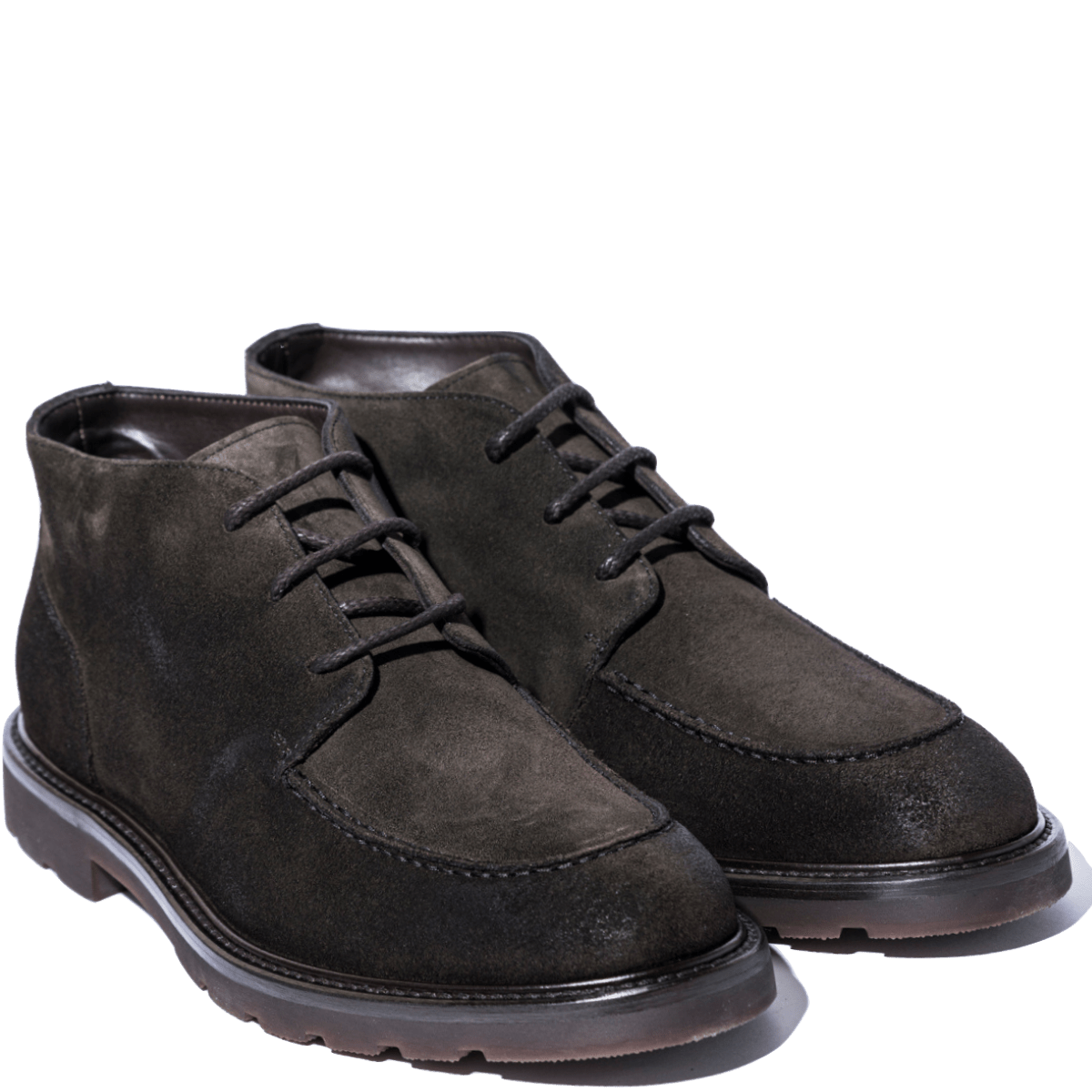 Polacchino Triver Flight Tre Fori Camoscio Heavy Mocca - Triver Flight - Calzature Savorè