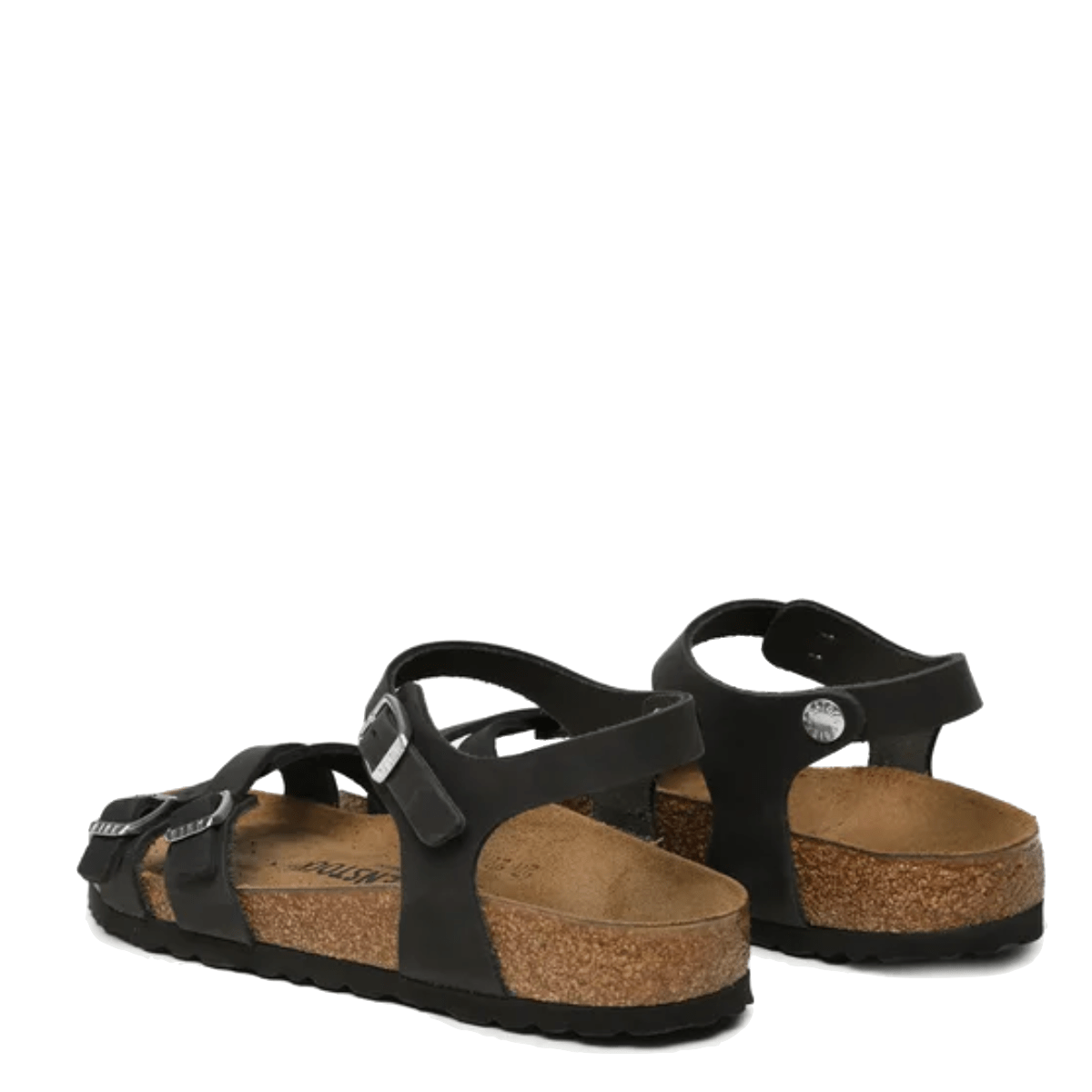Sandalo Birkenstock Kumba Pelle Oliata Black - Birkenstock - Calzature Savorè
