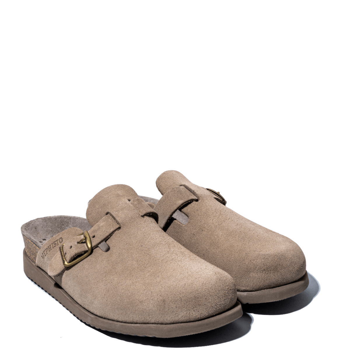 Sandalo Chiuso Mephisto Halina Camoscio Warm Grey - Mephisto - Calzature Savorè