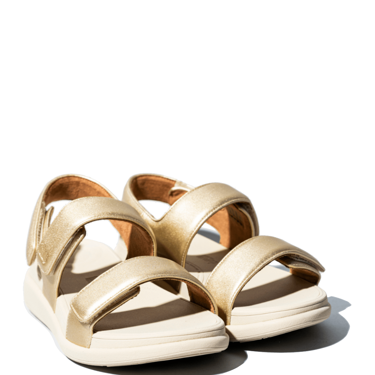 Sandalo Fit - Flop Flatform Back - Strap Pelle Platino - Fit - Flop - Calzature Savorè