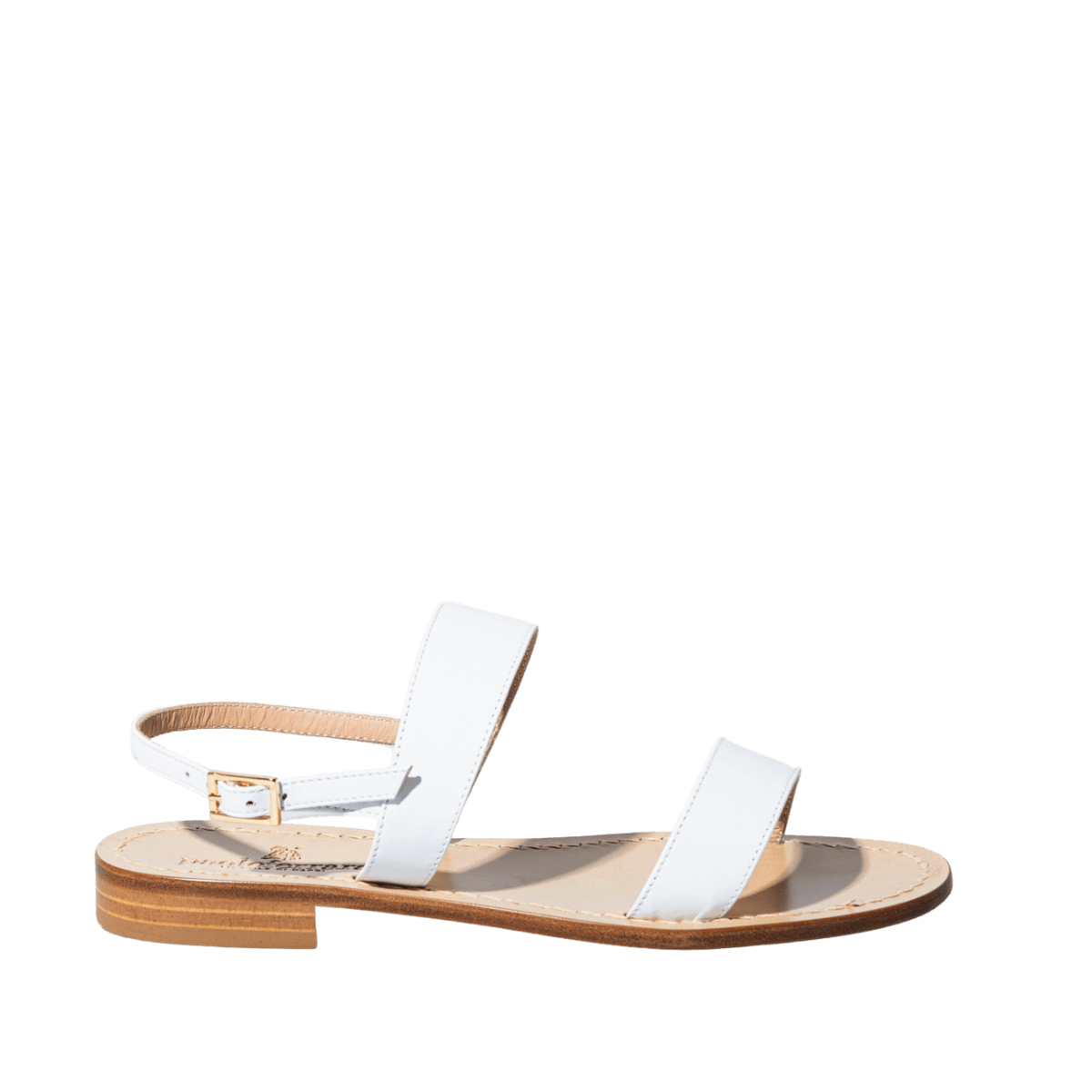 Sandalo Frate Paolo Ferrara Pelle Bianco - Paolo Ferrara - Calzature Savorè
