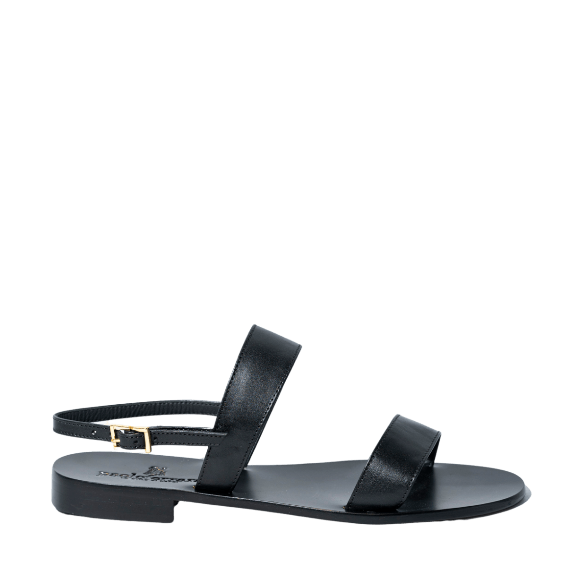 Sandalo Frate Paolo Ferrara Pelle Nero - Paolo Ferrara - Calzature Savorè
