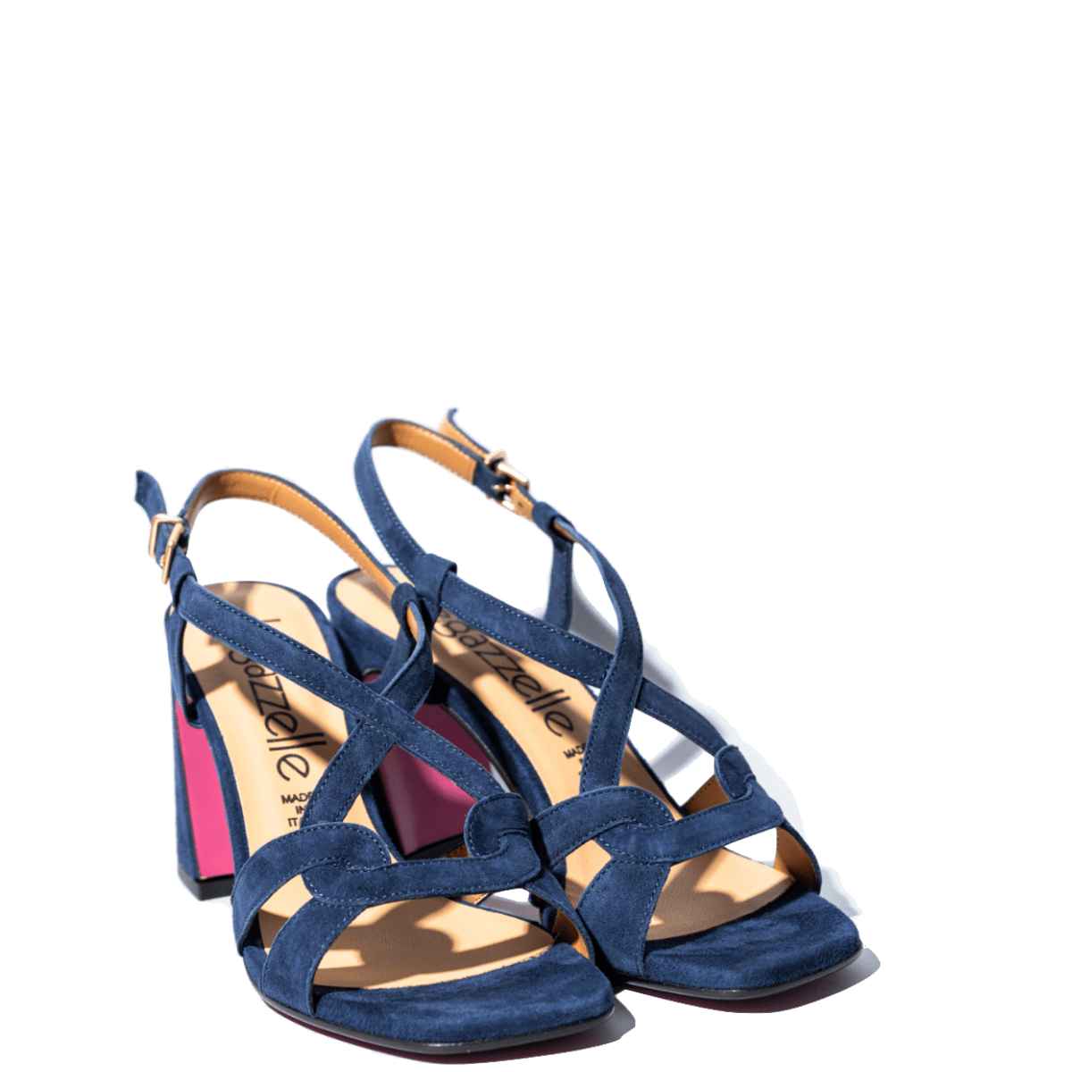 Sandalo Le Gazzelle Camoscio Blu Abiss - Le Gazzelle - Calzature Savorè