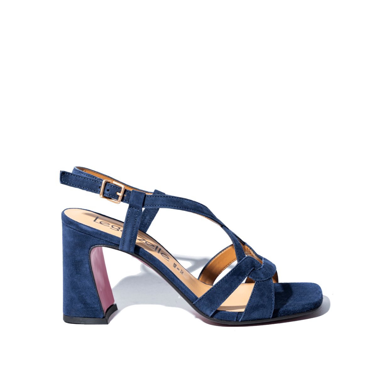 Sandalo Le Gazzelle Camoscio Blu Abiss - Le Gazzelle - Calzature Savorè