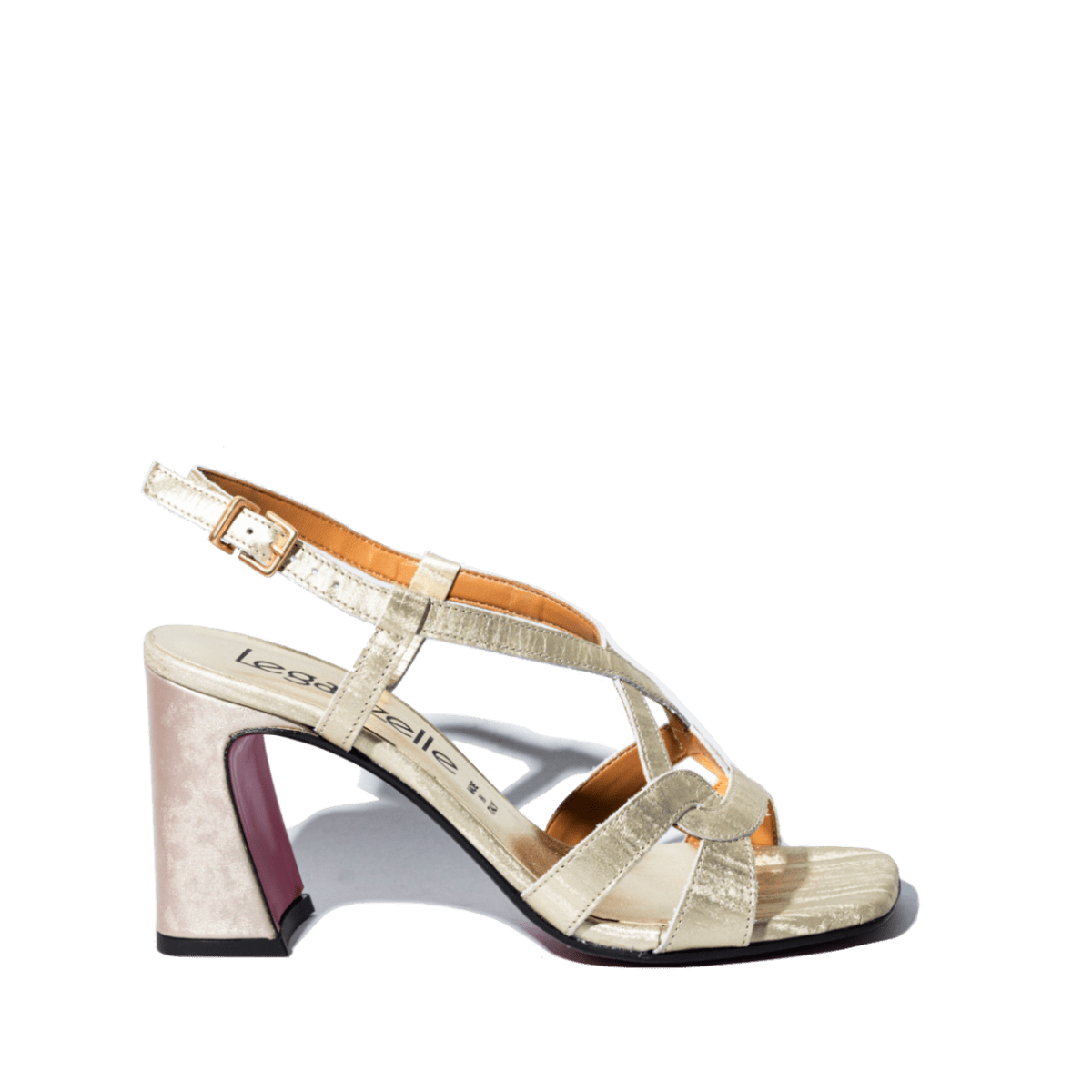 Sandalo Le Gazzelle Ciniglia Platino Chiaro - Le Gazzelle - Calzature Savorè