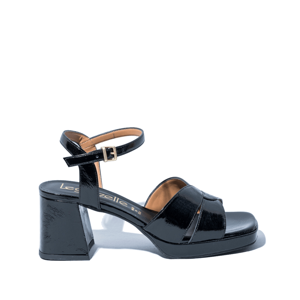 Sandalo Le Gazzelle Pelle Lux Nero - Le Gazzelle - Calzature Savorè