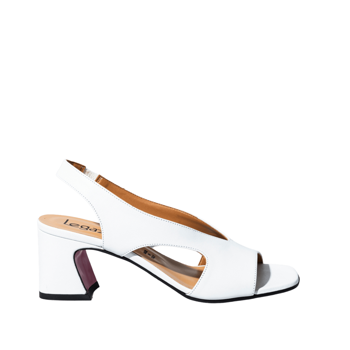 Sandalo Le Gazzelle Scollo Profondo Pelle Bianco - Le Gazzelle - Calzature Savorè