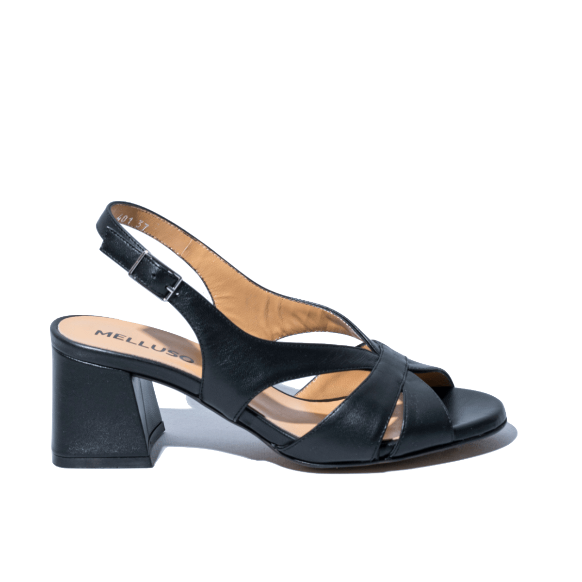 Sandalo Melluso Pelle Melissa Nero - Melluso - Calzature Savorè