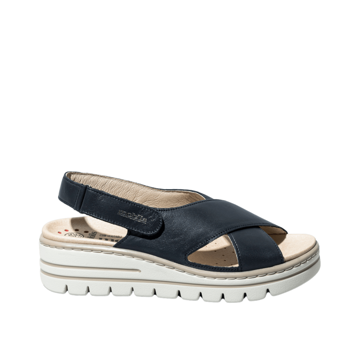 Sandalo Mephisto Cordelia Pelle Navy - Mephisto - Calzature Savorè