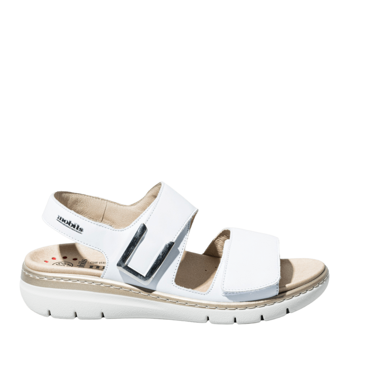Sandalo Mephisto Lalia Pelle White - Mephisto - Calzature Savorè