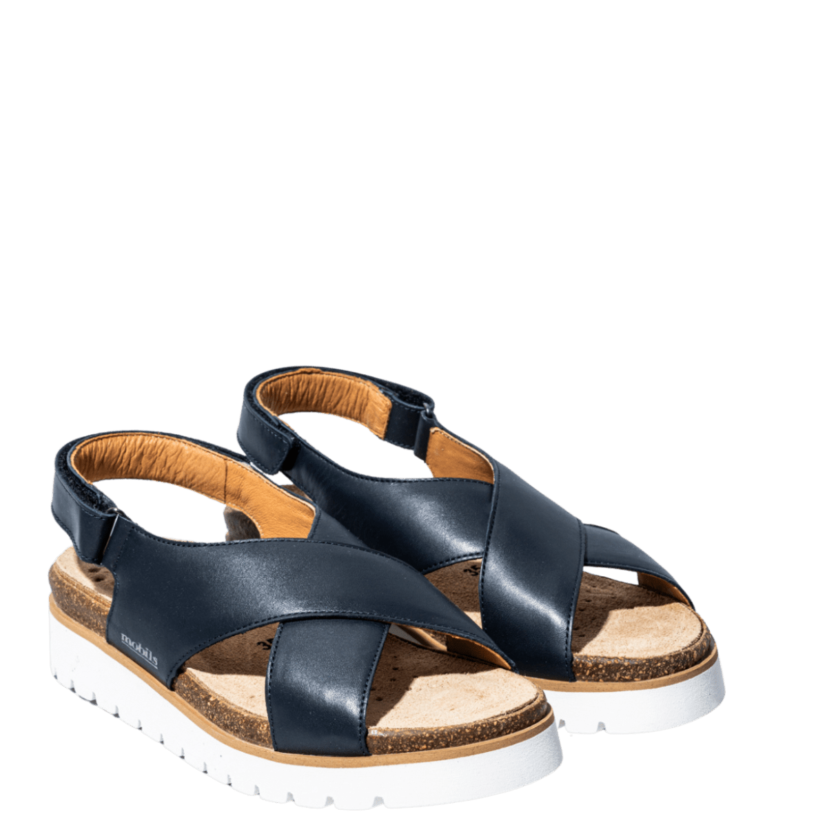 Sandalo Mephisto Tally Pelle Deep Blue - Mephisto - Calzature Savorè