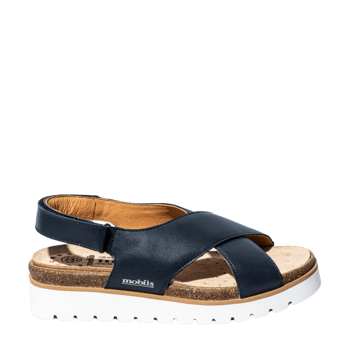 Sandalo Mephisto Tally Pelle Deep Blue - Mephisto - Calzature Savorè