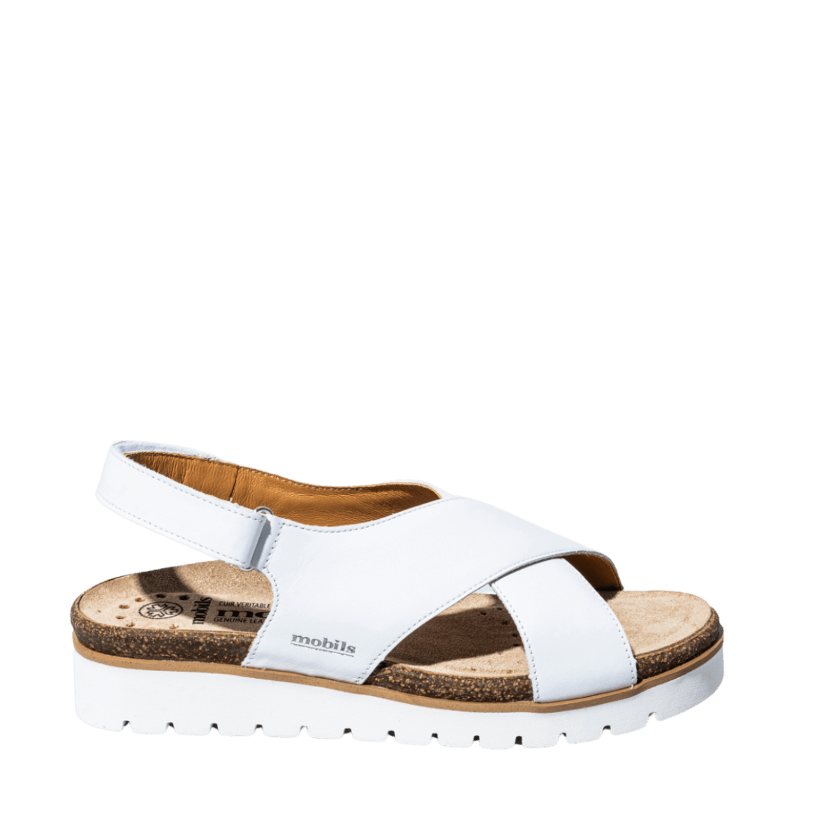 Sandalo Mephisto Tally Pelle White - Mephisto - Calzature Savorè