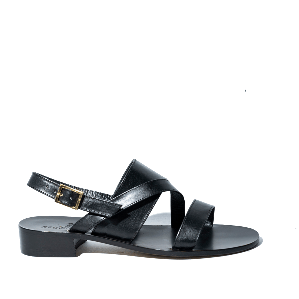 Sandalo Paolo Ferrara Pelle Nero - Paolo Ferrara - Calzature Savorè