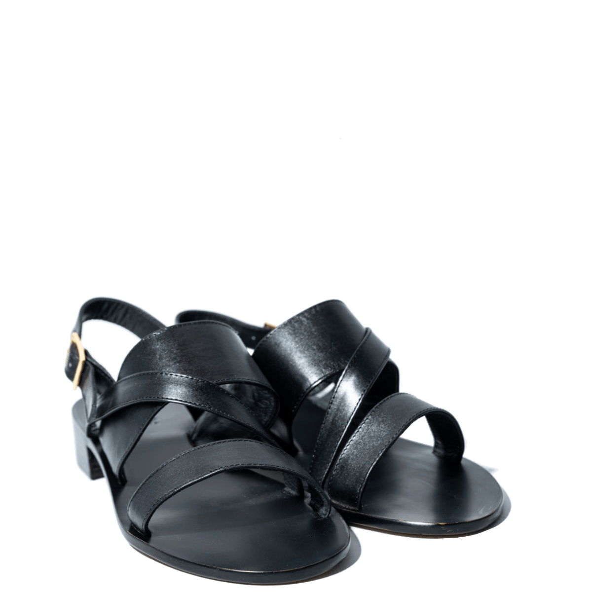 Sandalo Paolo Ferrara Pelle Nero - Paolo Ferrara - Calzature Savorè