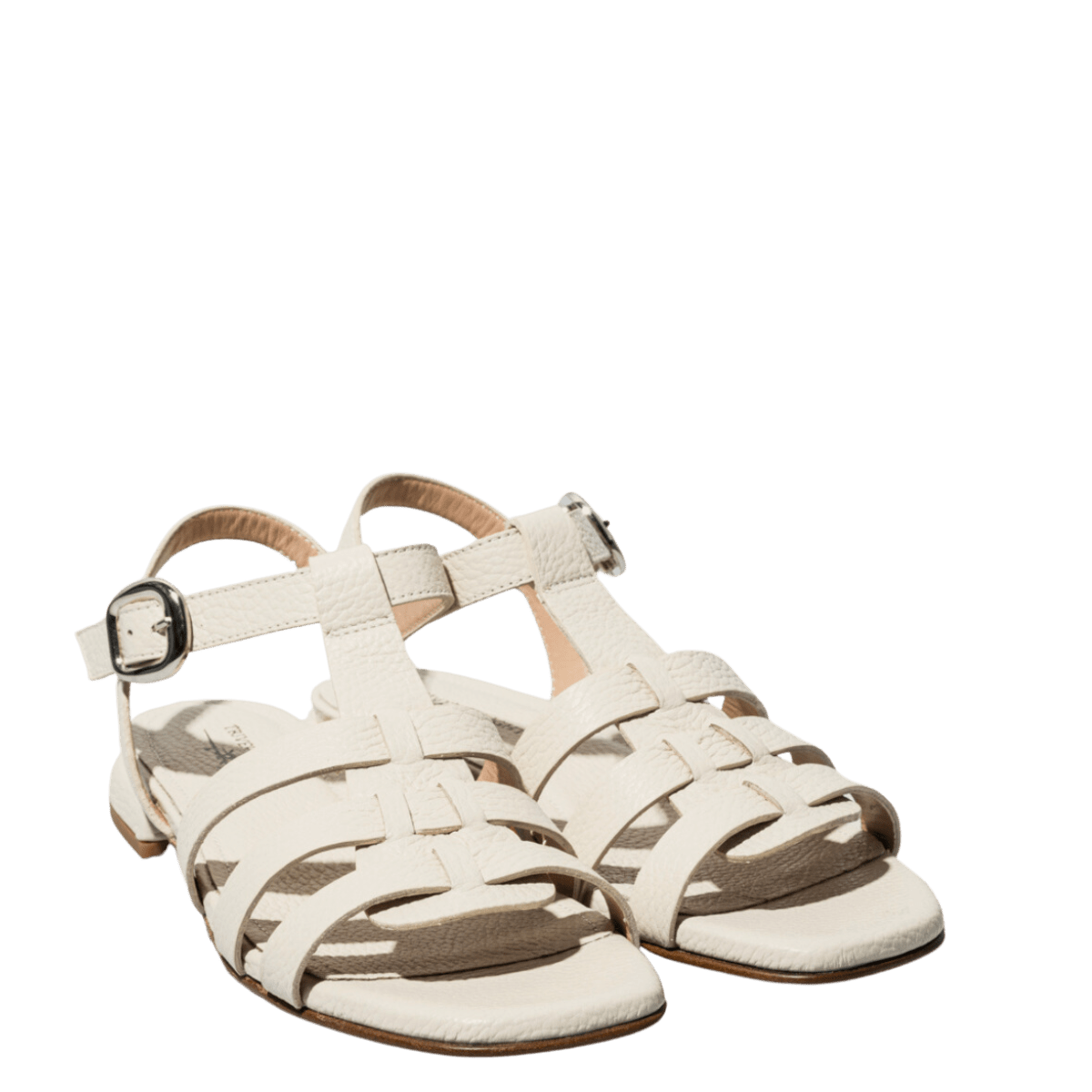 Sandalo Triver Flight Pelle Bottalata Deer Latte - Triver Flight - Calzature Savorè