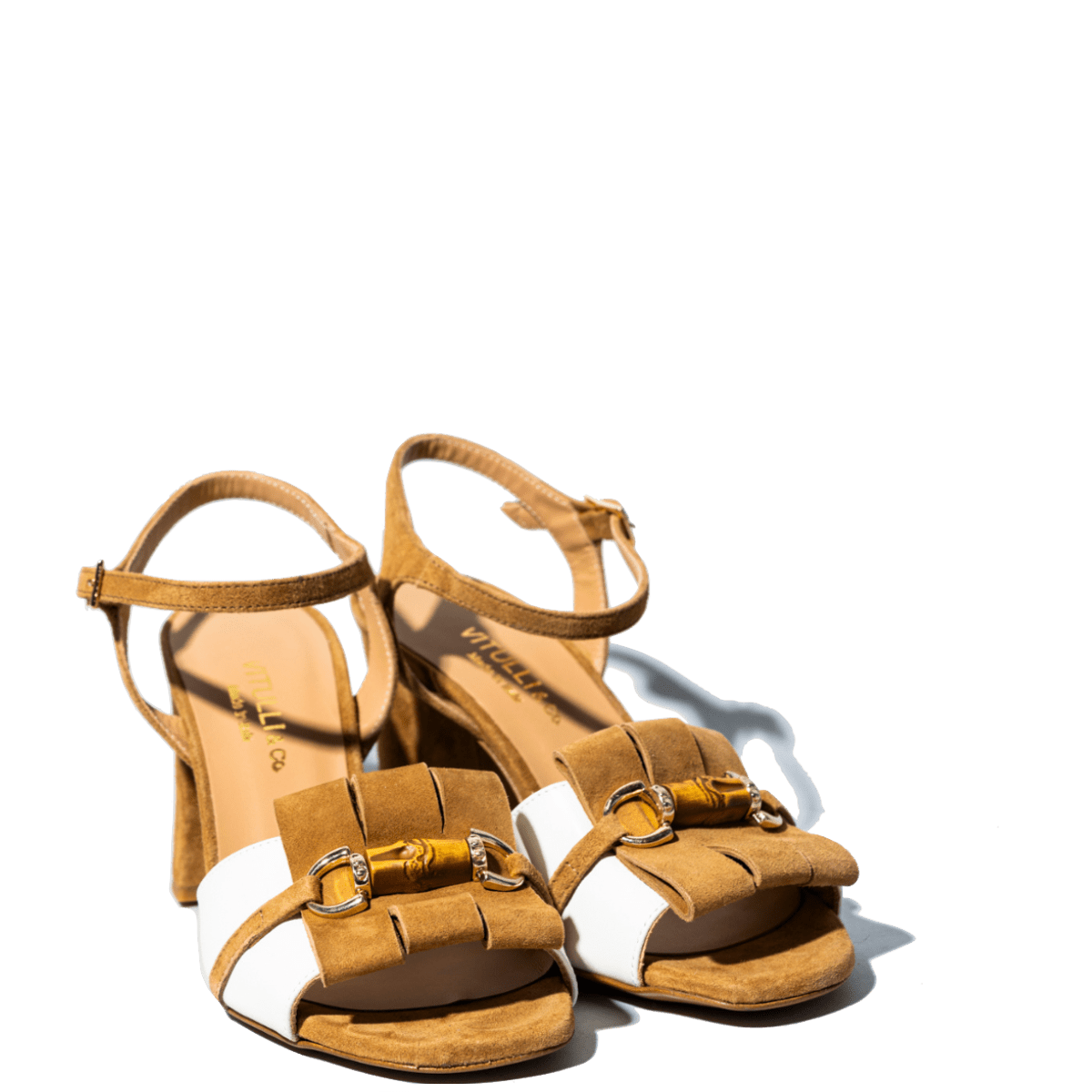 Sandalo Vitulli & Co. Osso Camoscio Tabacco - Vitulli & Co. - Calzature Savorè