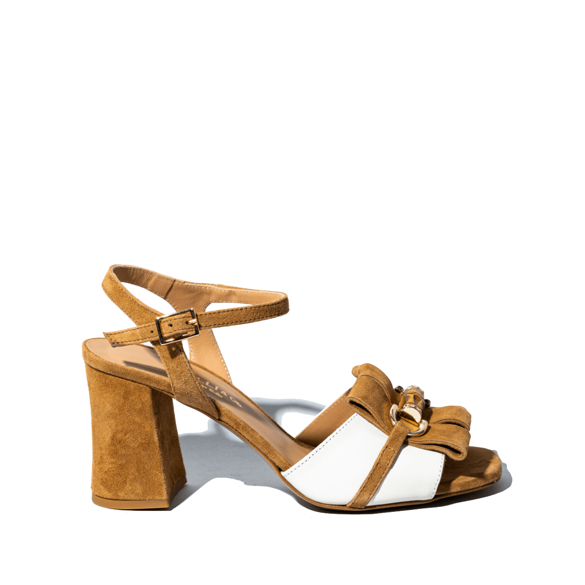 Sandalo Vitulli & Co. Osso Camoscio Tabacco - Vitulli & Co. - Calzature Savorè