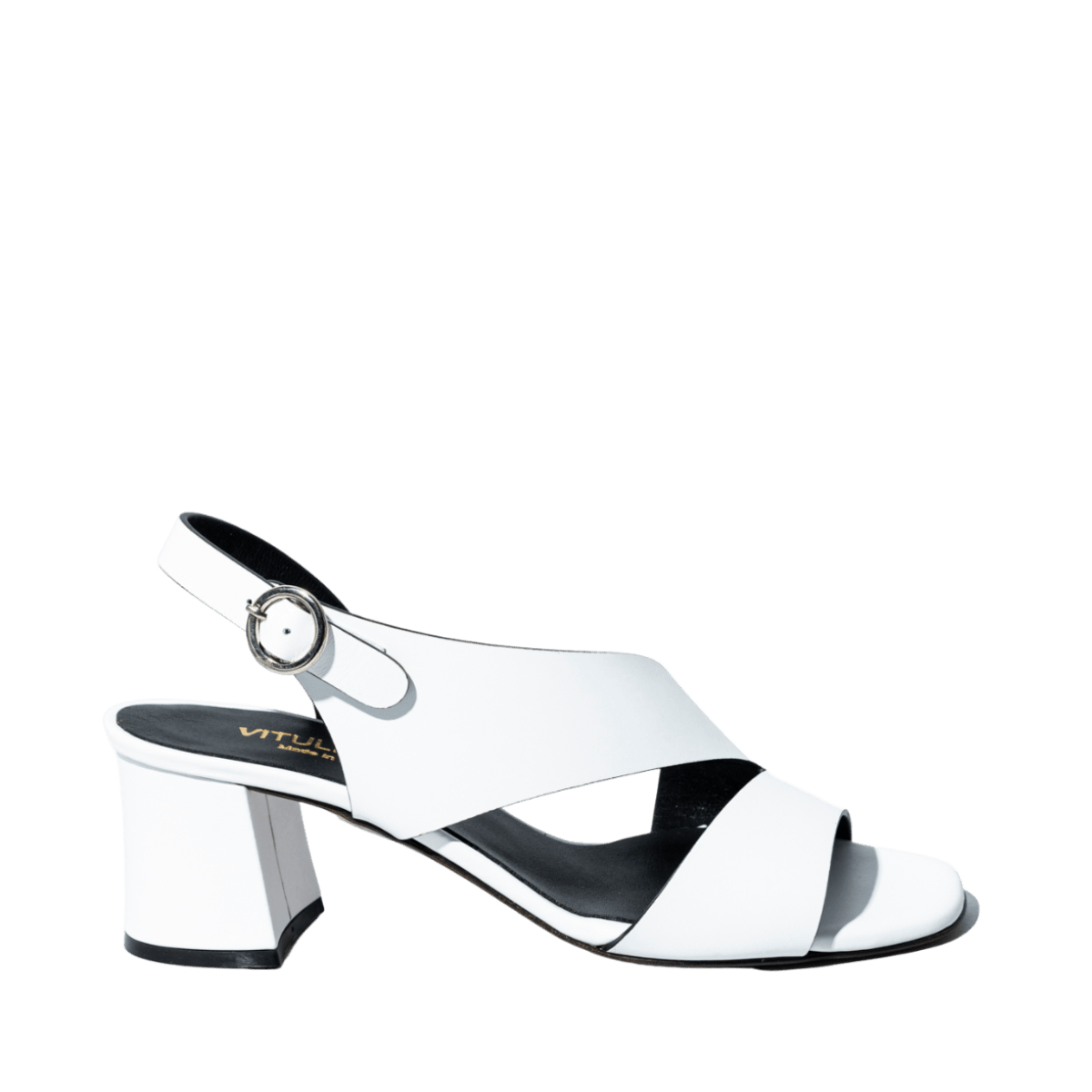 Sandalo Vitulli & Co. Pelle Bianco - Vitulli & Co. - Calzature Savorè