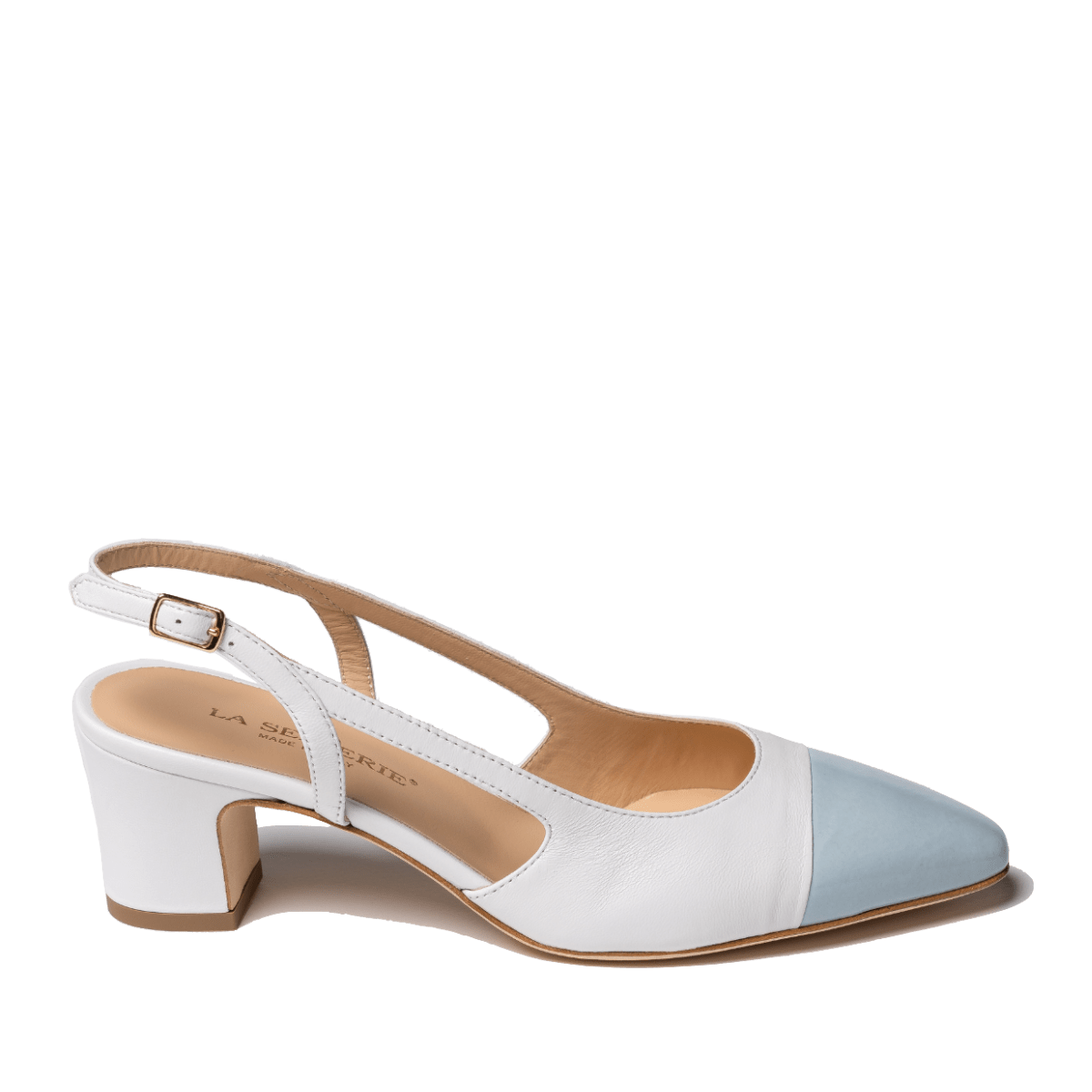 Slingback La Sellerie Nappa Soft Bianco - La Sellerie - Calzature Savorè
