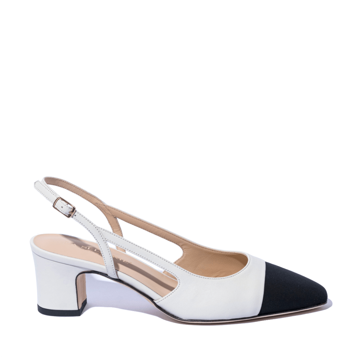 Slingback La Sellerie Nappa Soft Bianco - La Sellerie - Calzature Savorè
