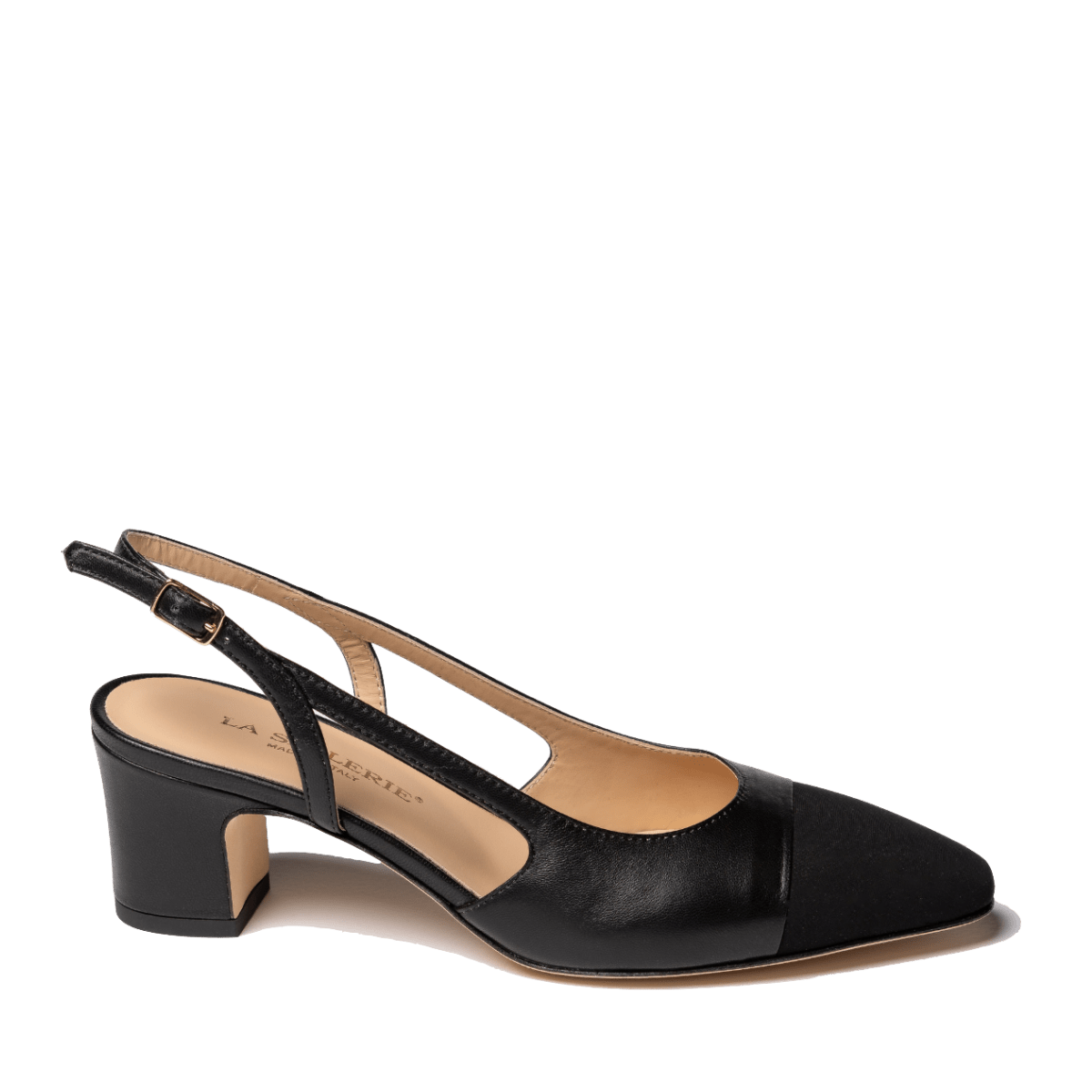 Slingback La Sellerie Nappa Soft Nero - La Sellerie - Calzature Savorè