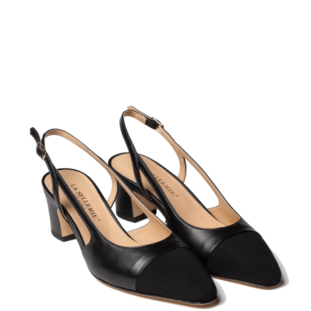 Slingback La Sellerie Nappa Soft Nero - La Sellerie - Calzature Savorè