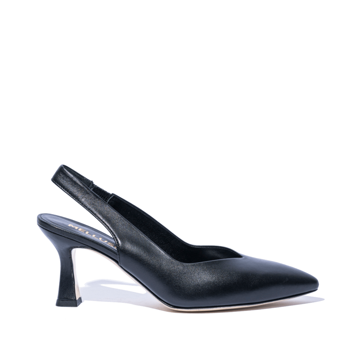 Slingback Melluso Cuore Pelle Nero - Melluso - Calzature Savorè