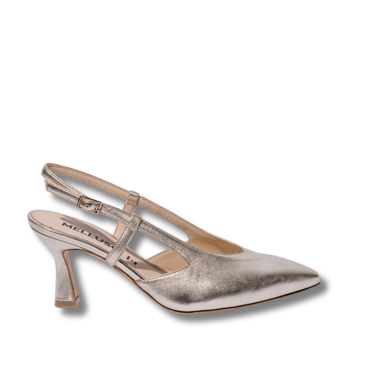 Slingback Melluso Linda Pelle Platino - Melluso - Calzature Savorè