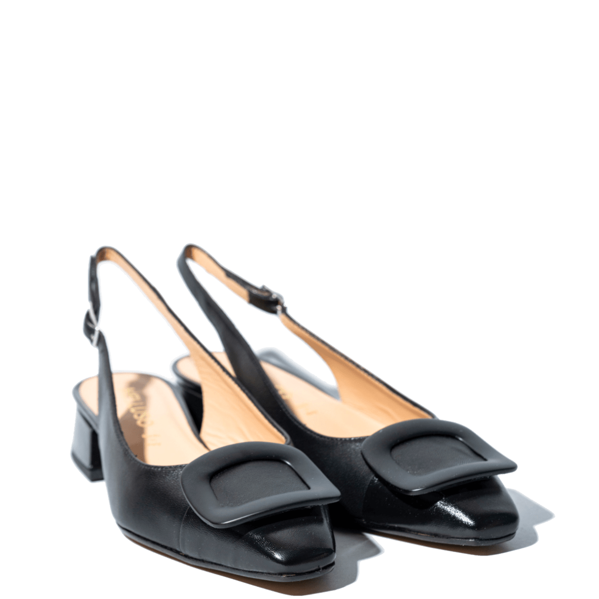 Slingback Melluso Vanessa Pelle Nero - Melluso - Calzature Savorè