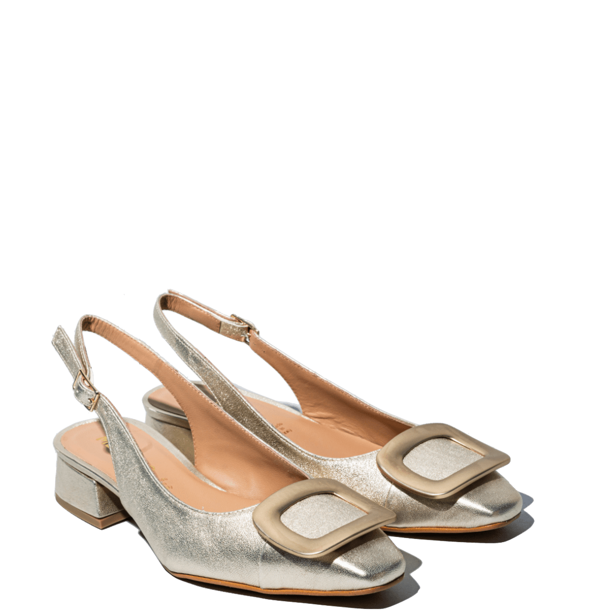 Slingback Melluso Vanessa Pelle Platino - Melluso - Calzature Savorè