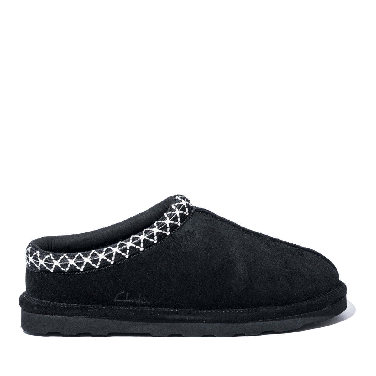 Slip - On Clark's Camoscio Imbottito Black - Clark's - Calzature Savorè