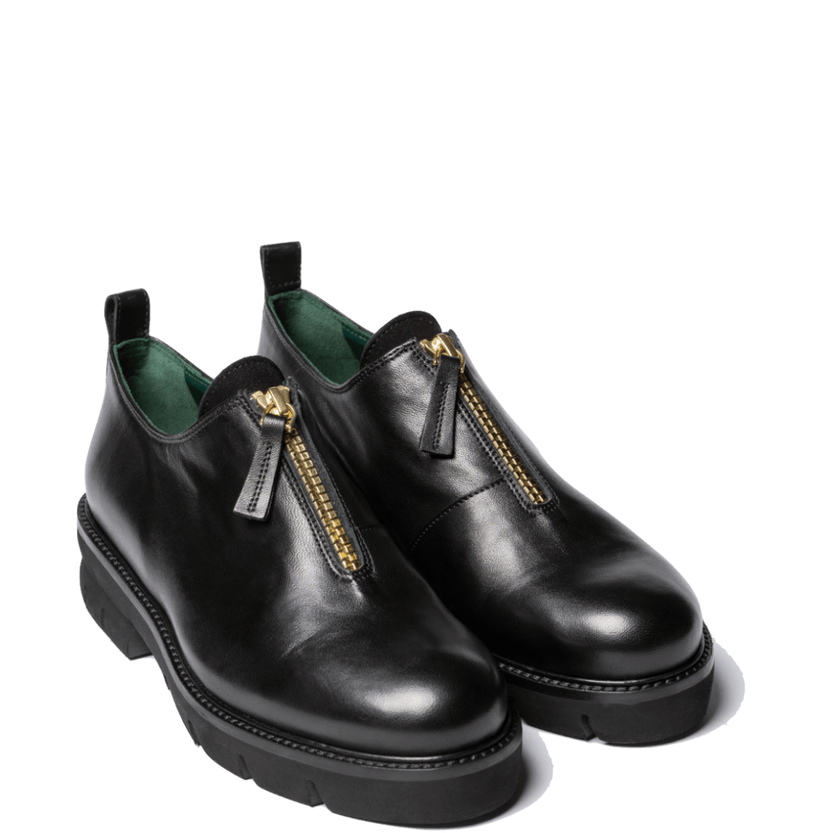 Slip - On Le Gazzelle Cerniera Pelle Nero - Le Gazzelle - Calzature Savorè