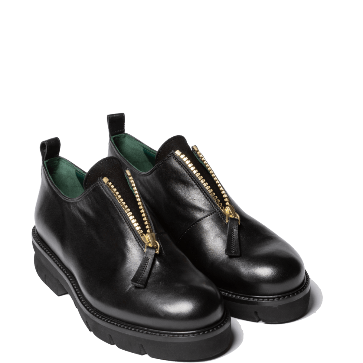 Slip - On Le Gazzelle Cerniera Pelle Nero - Le Gazzelle - Calzature Savorè