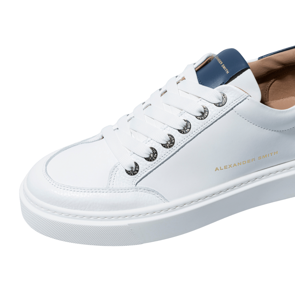Sneaker Alexander Smith Bond White-Blue - Alexander Smith London - Calzature Savorè