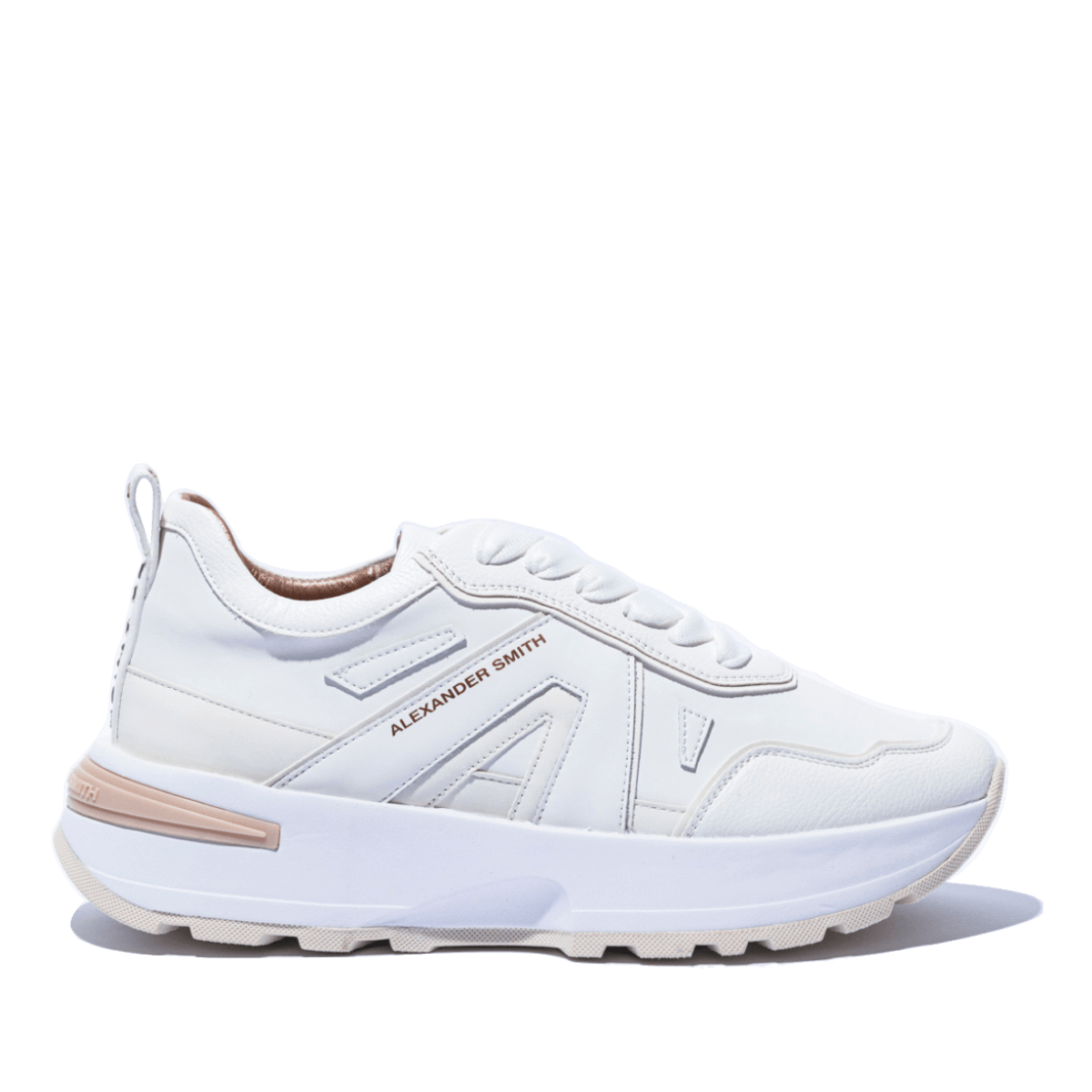 Sneaker Alexander Smith Liverpool Pelle Total White - Alexander Smith London - Calzature Savorè